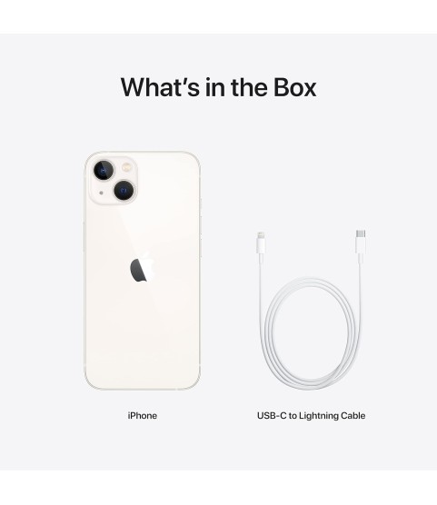 APPLE iPhone 13 128 Go Blanc (2021) - Reconditionné - Excellent état